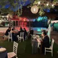 Montaje de evento al aire libre